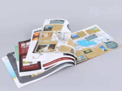 济南画册三折页宣传单页印刷 企业展会样本广告页杂志印刷